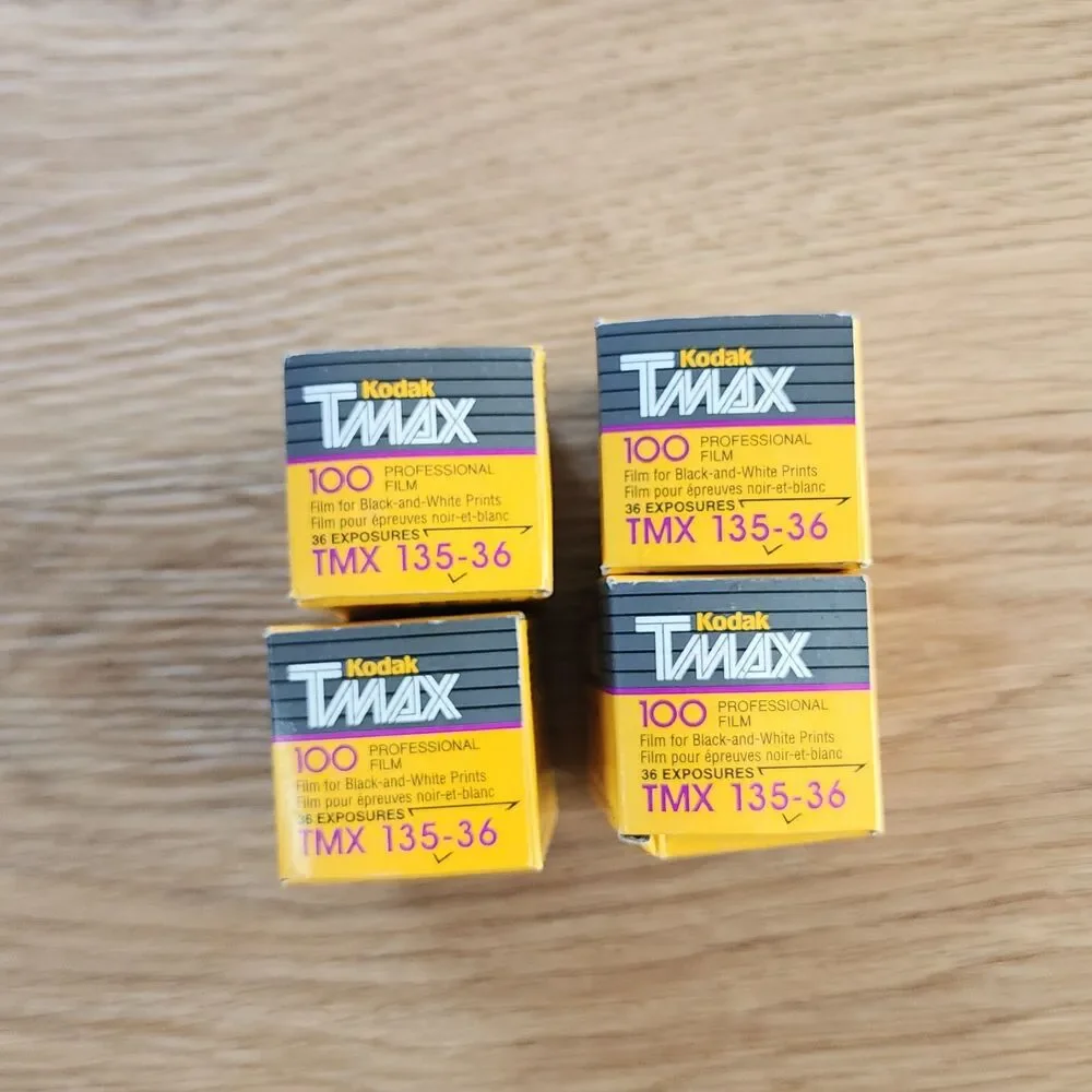 KODAK TMAX 100 PROFESSIONAL TMX 135-36 EXPIRED 1999 New Sealed (Lot Of 4)